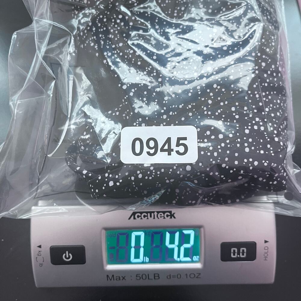 Lululemon Energy Bra Longline Strappy Back Size 6 Black White Dot Gym Girl Run - Picture 7 of 7